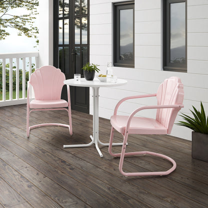 Ensemble de bistro pour extérieur Crosley Tulip 3 pièces - 98 L x 29 P x 32,88 H (les dimensions sont en pouces)