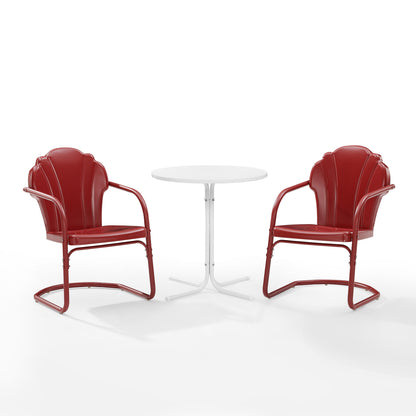 Ensemble de bistro pour extérieur Crosley Tulip 3 pièces - 98 L x 29 P x 32,88 H (les dimensions sont en pouces)