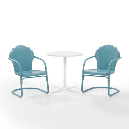 Ensemble de bistro pour extérieur Crosley Tulip 3 pièces - 98 L x 29 P x 32,88 H (les dimensions sont en pouces)