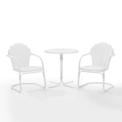 Ensemble de bistro pour extérieur Crosley Tulip 3 pièces - 98 L x 29 P x 32,88 H (les dimensions sont en pouces)