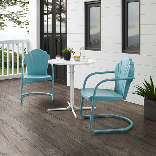 Ensemble de bistro pour extérieur Crosley Tulip 3 pièces - 98 L x 29 P x 32,88 H (les dimensions sont en pouces)
