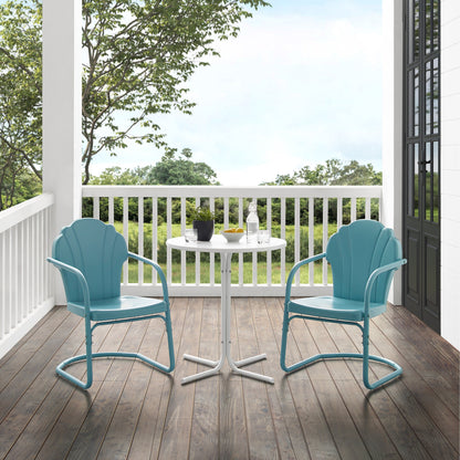 Ensemble de bistro pour extérieur Crosley Tulip 3 pièces - 98 L x 29 P x 32,88 H (les dimensions sont en pouces)