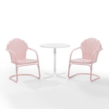 Ensemble de bistro pour extérieur Crosley Tulip 3 pièces - 98 L x 29 P x 32,88 H (les dimensions sont en pouces)