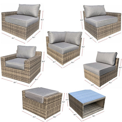Ensemble de salon Ventura 12 pièces avec assises profondes