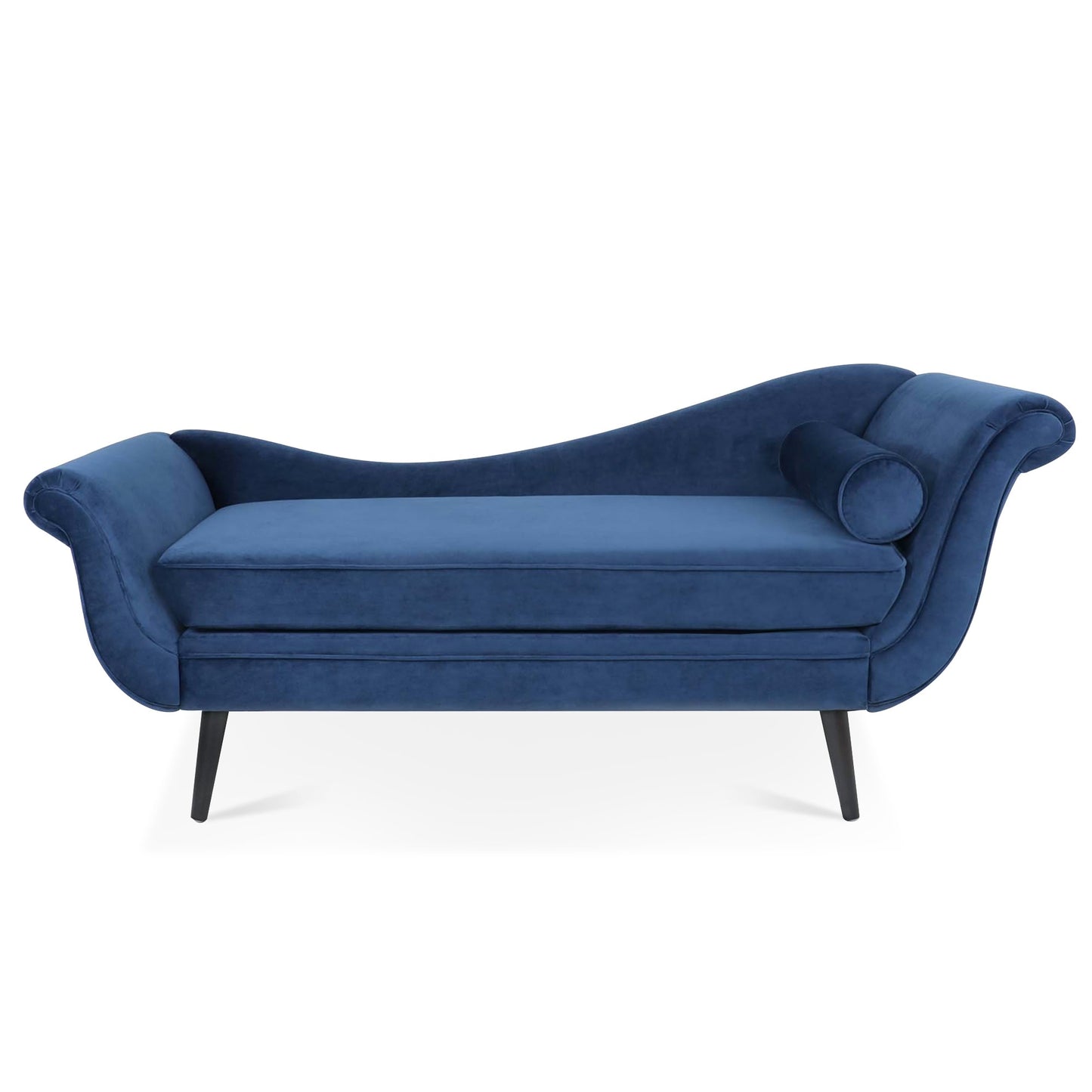 Chaise longue vintage avec accoudoirs enroulés de Christopher Knight Home