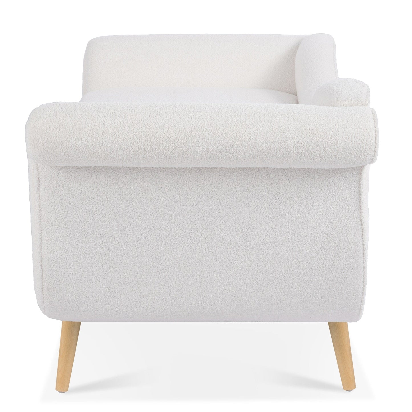 Chaise longue vintage avec accoudoirs enroulés de Christopher Knight Home
