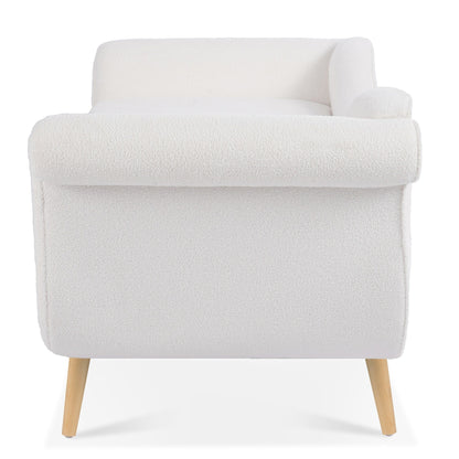 Chaise longue vintage avec accoudoirs enroulés de Christopher Knight Home