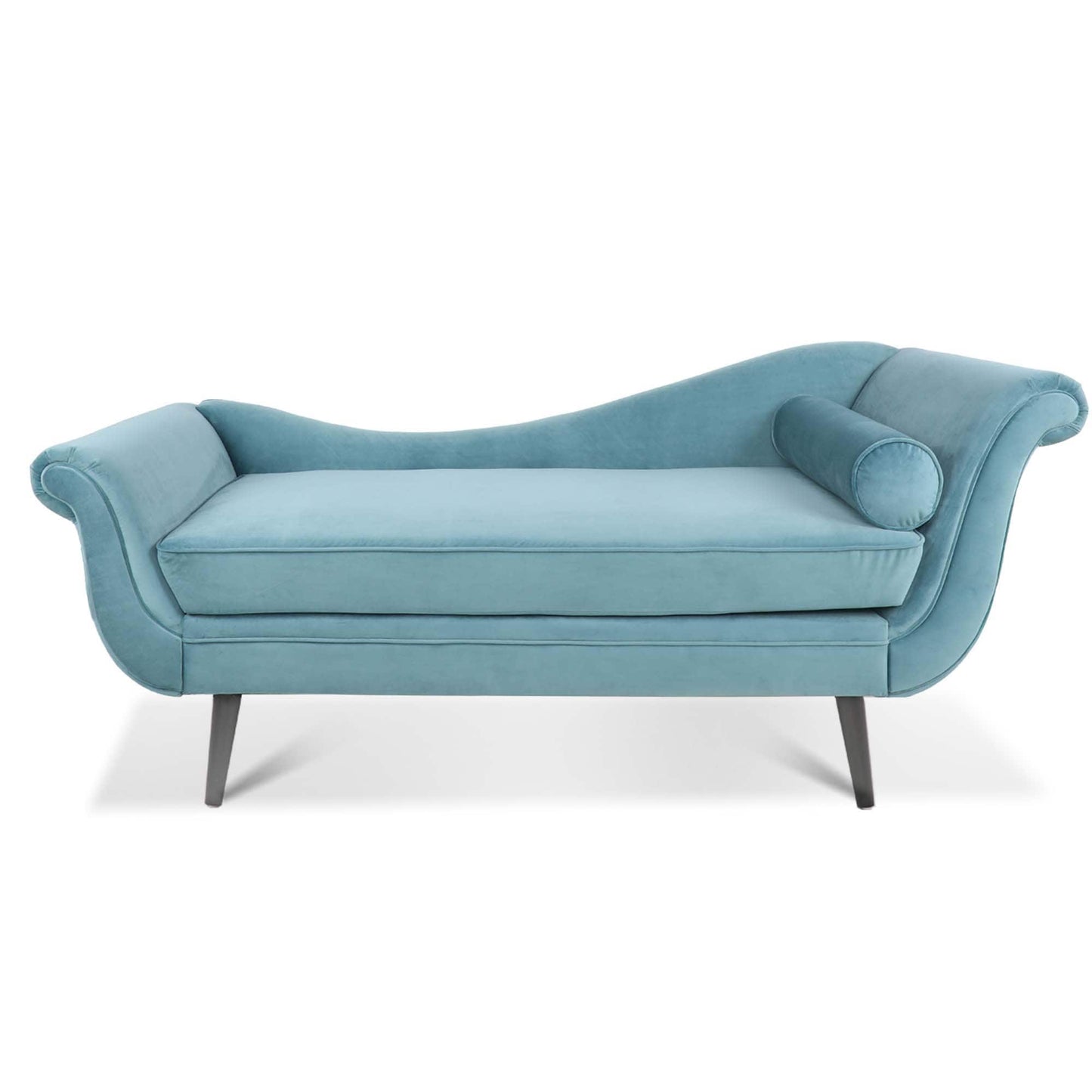 Chaise longue vintage avec accoudoirs enroulés de Christopher Knight Home