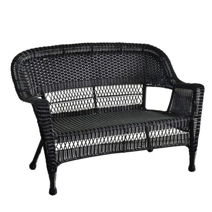 Ensemble de salon en osier pour terrasse, 4 pièces