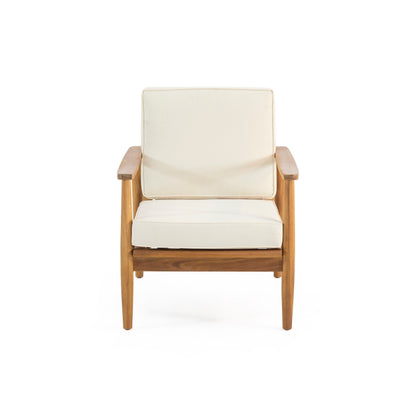 Salon de jardin Willowbrook en acacia pour 4 personnes de Christopher Knight Home
