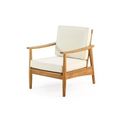 Salon de jardin Willowbrook en acacia pour 4 personnes de Christopher Knight Home