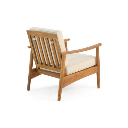 Salon de jardin Willowbrook en acacia pour 4 personnes de Christopher Knight Home