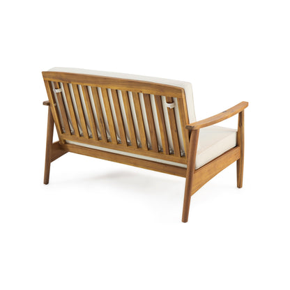 Salon de jardin Willowbrook en acacia pour 4 personnes de Christopher Knight Home
