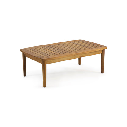 Salon de jardin Willowbrook en acacia pour 4 personnes de Christopher Knight Home