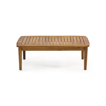 Salon de jardin Willowbrook en acacia pour 4 personnes de Christopher Knight Home