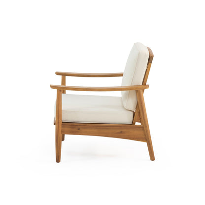Salon de jardin Willowbrook en acacia pour 4 personnes de Christopher Knight Home