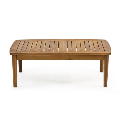 Salon de jardin Willowbrook en acacia pour 4 personnes de Christopher Knight Home