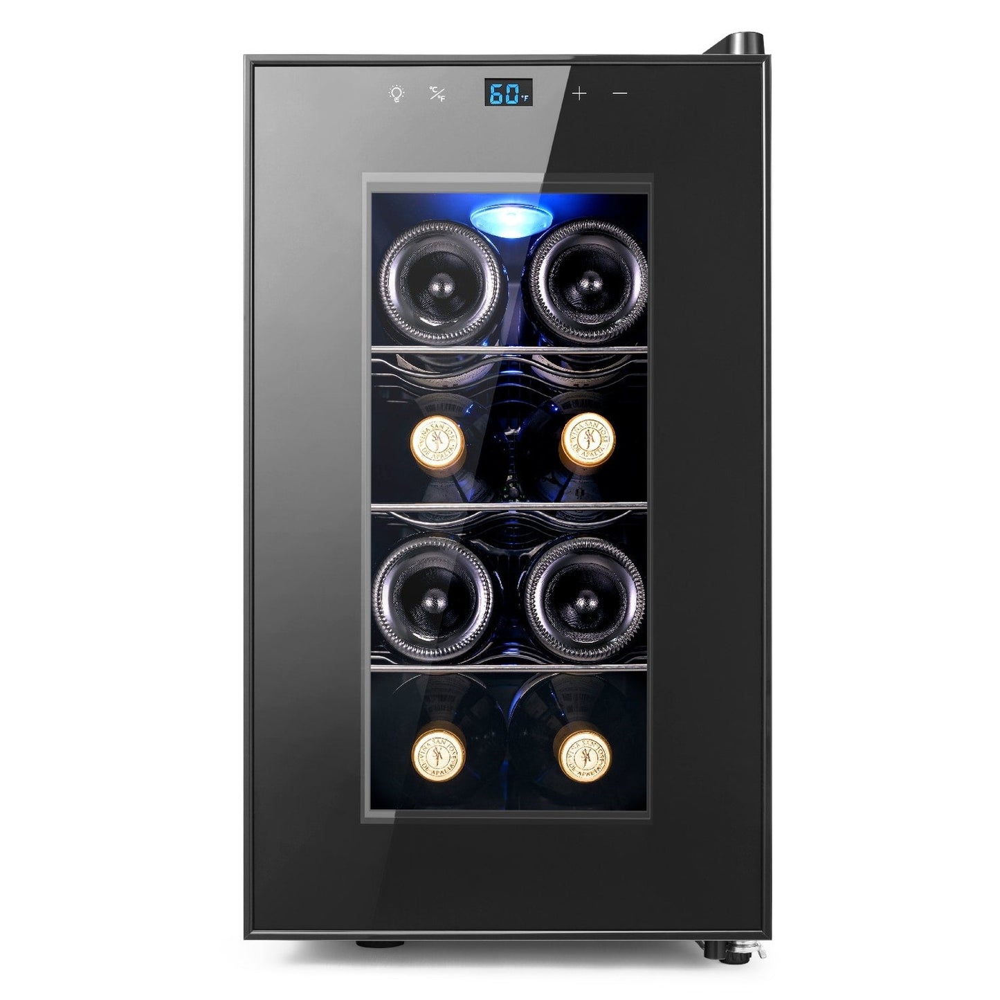 Yeego Réfrigérateur à vin mini-bar pour 8 bouteilles