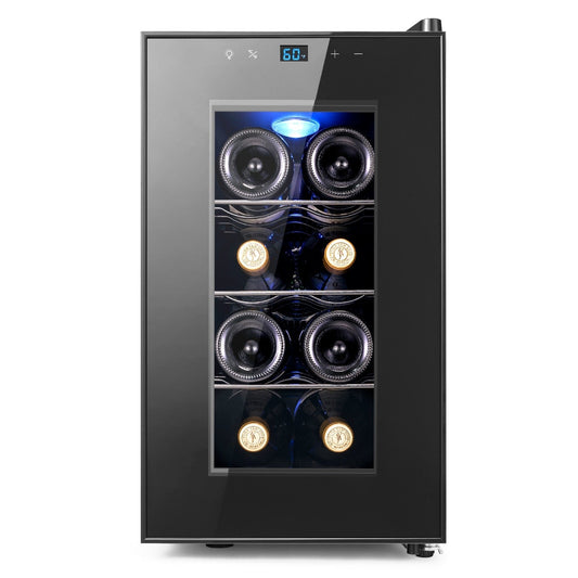 Yeego Réfrigérateur à vin mini-bar pour 8 bouteilles