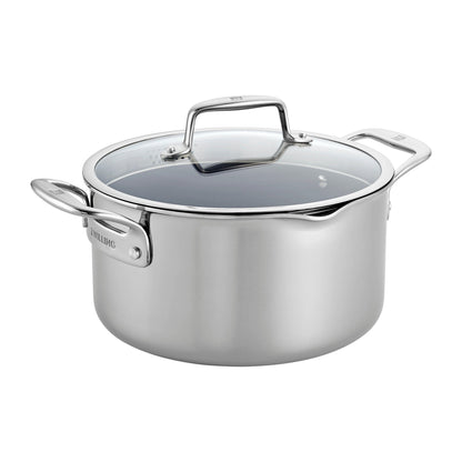 Pochette de cuisson ZWILLING Clad CFX en acier inoxydable et céramique antiadhésive, 6 qt