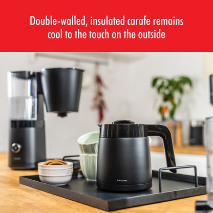 Machine à café goutte-à-goutte ZWILLING Enfinigy avec carafe isotherme, 10 tasses, titulaire du label SCA Golden Cup Standard - 2,5 qt