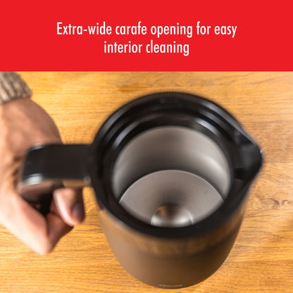 Machine à café goutte-à-goutte ZWILLING Enfinigy avec carafe isotherme, 10 tasses, titulaire du label SCA Golden Cup Standard - 2,5 qt