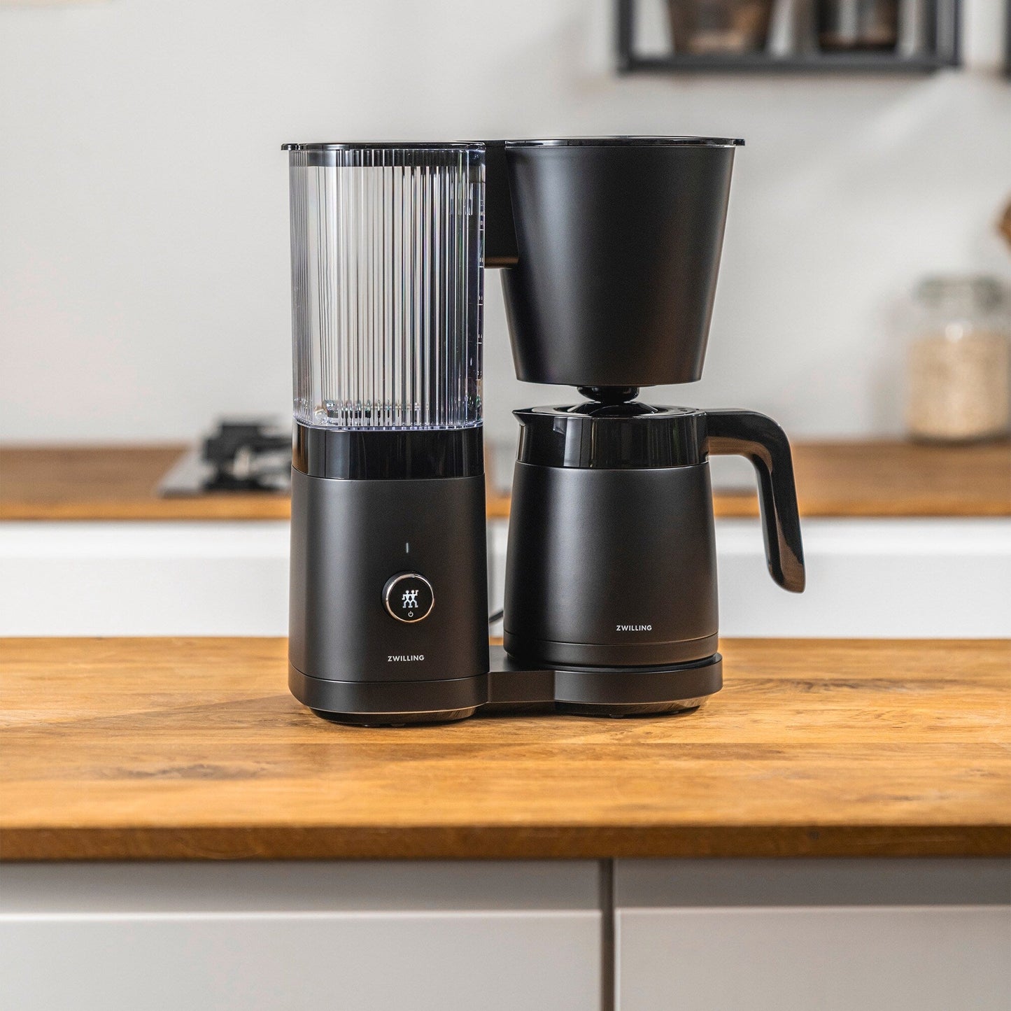 Machine à café goutte-à-goutte ZWILLING Enfinigy avec carafe isotherme, 10 tasses, titulaire du label SCA Golden Cup Standard - 2,5 qt