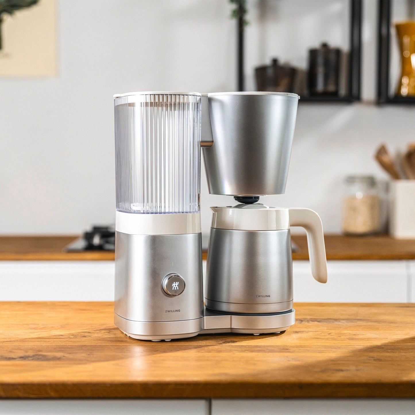 Machine à café goutte-à-goutte ZWILLING Enfinigy avec carafe isotherme, 10 tasses, titulaire du label SCA Golden Cup Standard - 2,5 qt