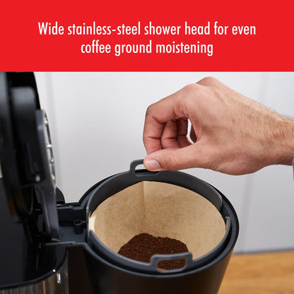 Machine à café goutte-à-goutte ZWILLING Enfinigy avec carafe isotherme, 10 tasses, titulaire du label SCA Golden Cup Standard - 2,5 qt